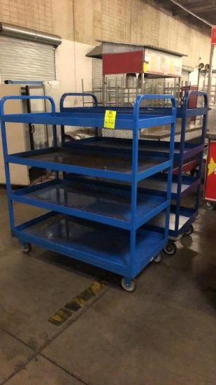 4' 4-Tier Stocking Carts