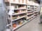 warehouse shelving unit, 3) sections