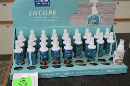 Group Of CoreTec Encore Vinyl Flooring Spray