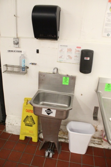 Foot-Operated Hand Sink