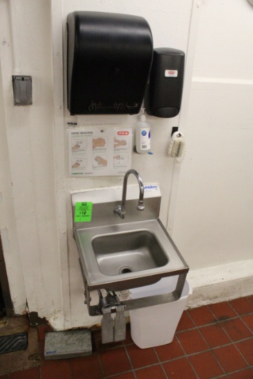 Knee-Operated Hand Sink