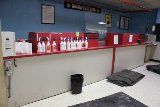 Customer Service Millwork Counter And Cabinets