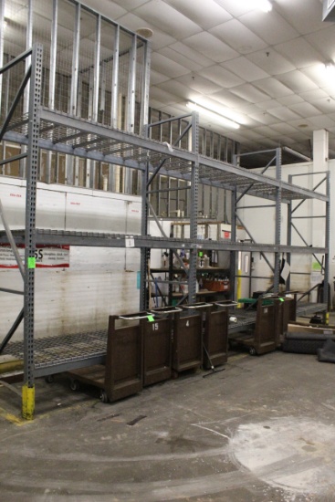 3 Sections Of Pallet Racking
