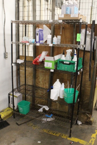 4' Metro Rack And Contents