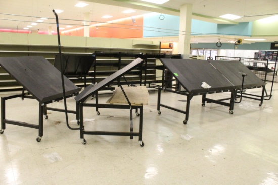 Assorted Sized Slant Produce Merchandisers