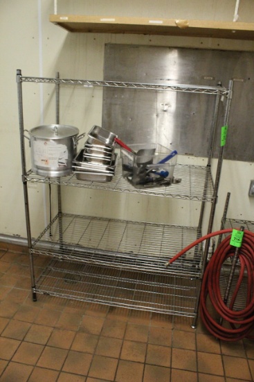 4' Metro Rack W/ Contents