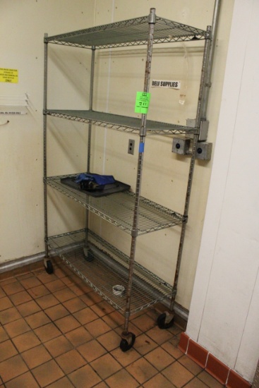 4' Metro Rack On Casters