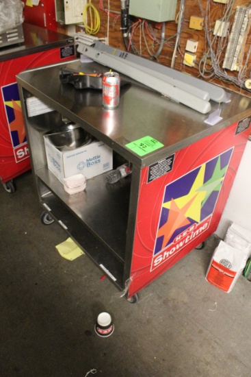 Stainless Steel Demo/Sample Cart