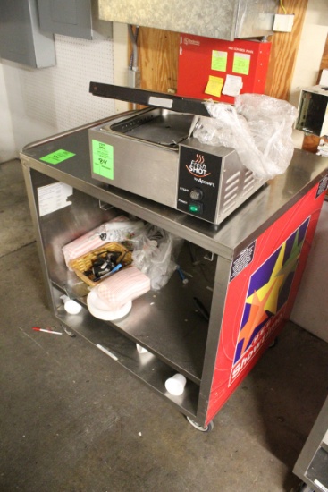 Stainless Steel Demo/Sample Cart