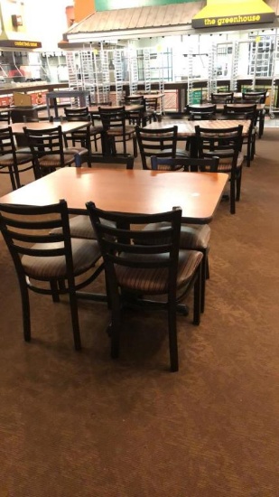 4 Tables W/ 16 Chairs