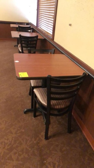 3 Tables W/ 6 Chairs