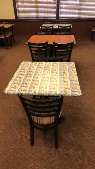 3 Tables W/ 10 Chairs