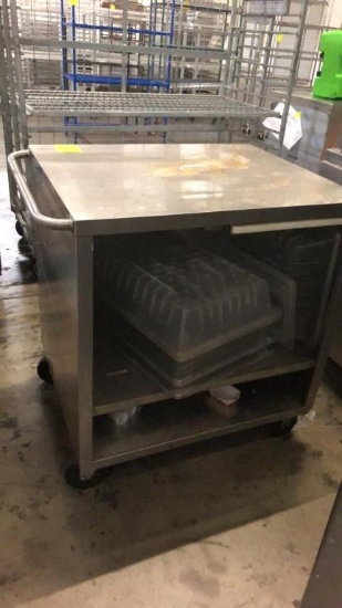 Portable Stainless Demo Cart