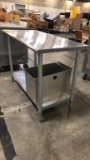 4’ Stainless Steel Table