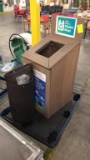 Bag Recycling Station And Torpedo Trash Can