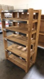 Wooden Merchandising Shelf