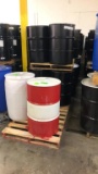 Large Group Of Assorted 55 Gallon Drums