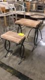 Assorted Wood Top Tables