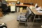 (3) Desks And (3) Chairs