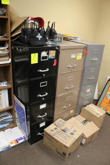 Assorted Sized File Cabinets