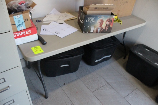6' Folding Table