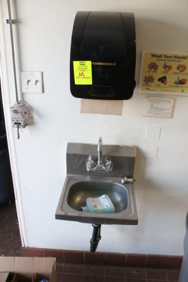 Hand Sink W/ Paper Towel Dispenser
