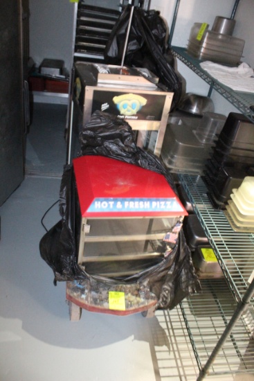 Pretzel And Pizza Warming Displays (Cart Included)
