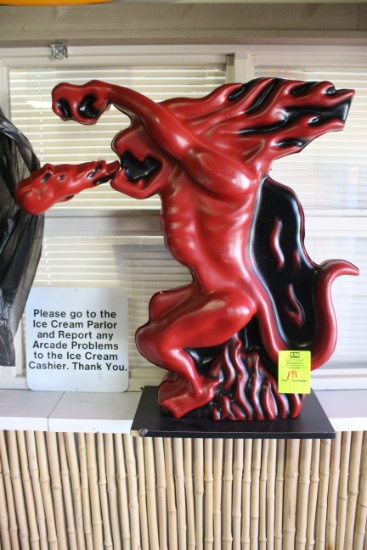 33" Plastic Dragon Statue