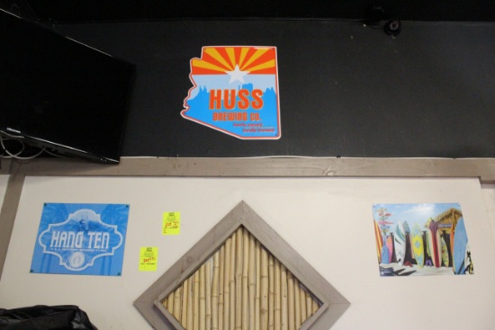 Huss Brewing, Hang Ten And Surf Shack Wall Art