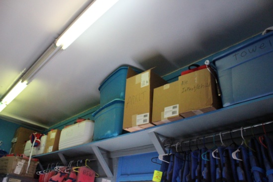 Group Of Assorted Sized Life Vests