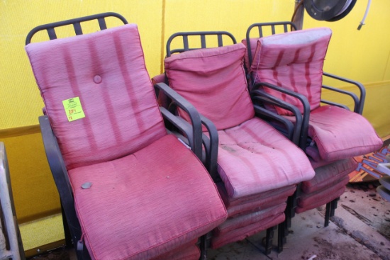 Padded Poolside Chairs