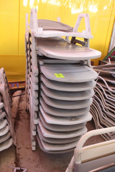 Plastic 6' Adjustable Pool Loungers