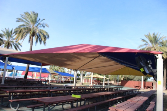Group Of Canvas Shades