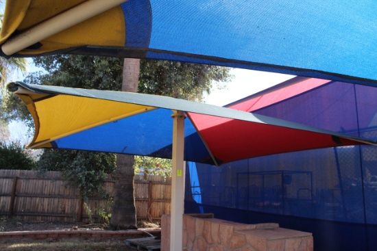 Group Of Canvas Shades