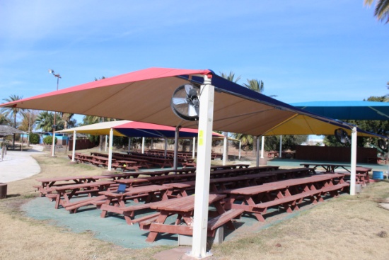 Group Of Canvas Shades