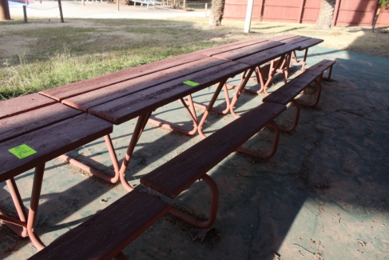 72" x 60" x 27" Wooden Picnic Table