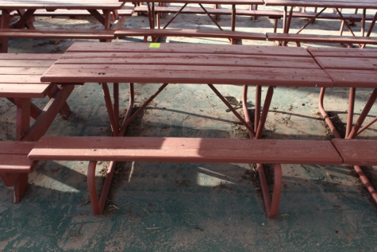 72" x 60" x 27" Wooden Picnic Table