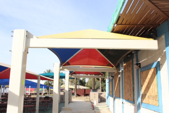 Group Of Canvas Shades