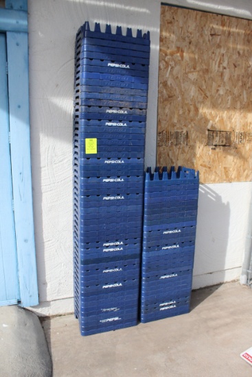 Group Of Plastic Beverage Crates