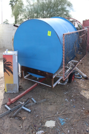 Portable Water Dunk Tank W/ Trailer Hitch