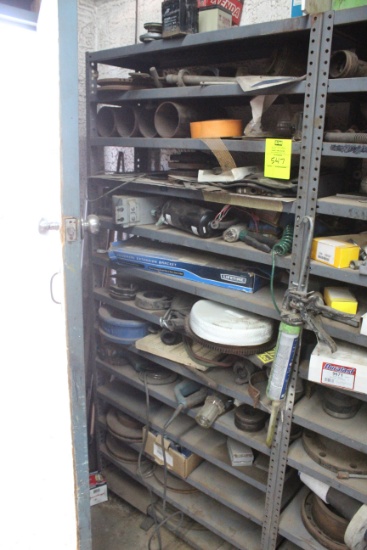 Heavy Duty Metal Shelf And Contents
