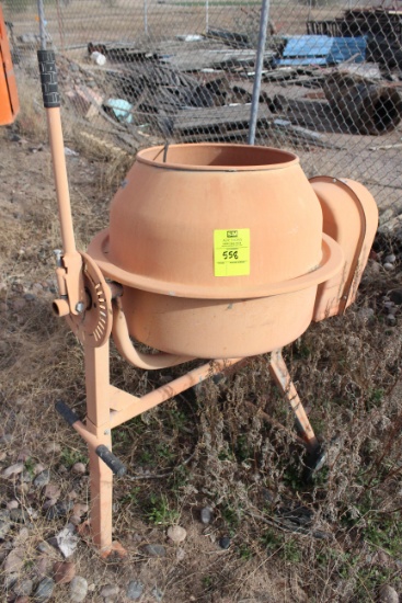 Unmarked Concrete Mixer
