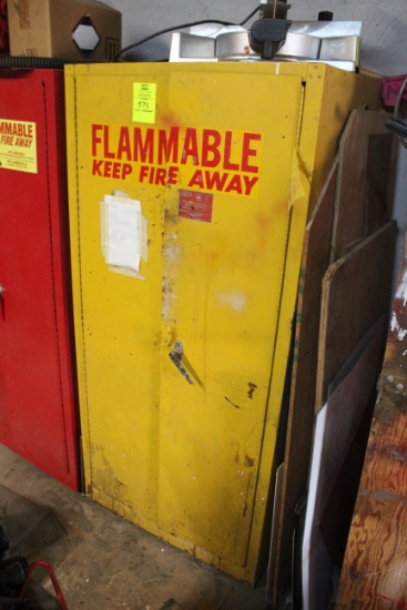 Flammable Liquid Storage Cabinet W/  Tools