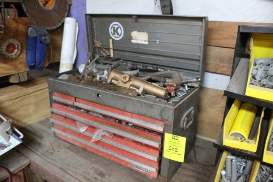 Toolbox W/ Assorted Hardware