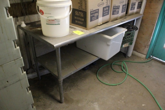6' Stainless Steel Table