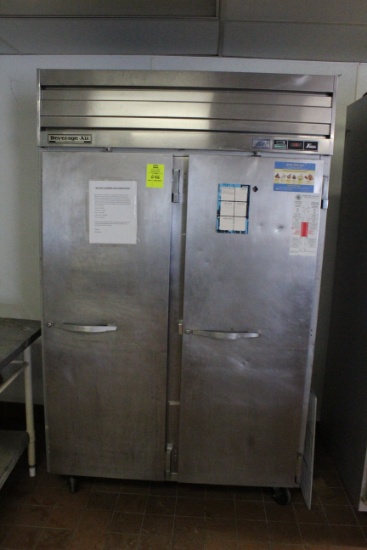 Beverage Air Two Door Stainless Refrigerator