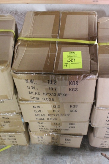 Boxes Of (6) New Tube Pro Mat Blue 53" x 29" Pool Tubes
