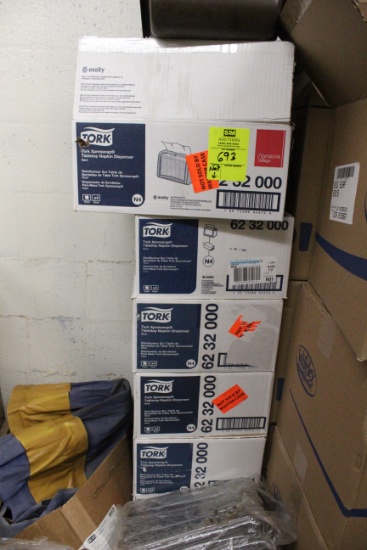 Group Of Tork Napkin Dispensers