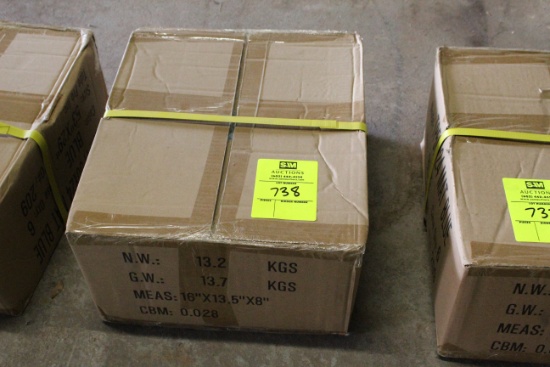 Box Of (6) Tube Pro New Mat Blue 53" x 29" Pool Tubes