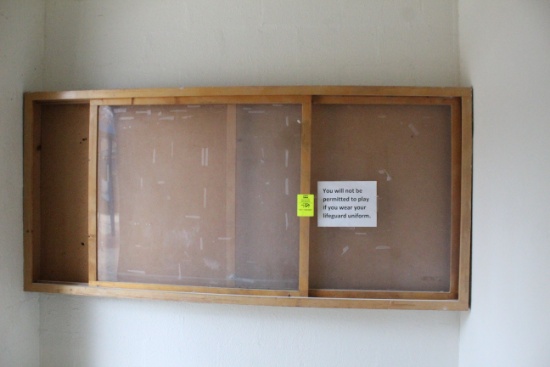 7' Enclosed Bulletin Board
